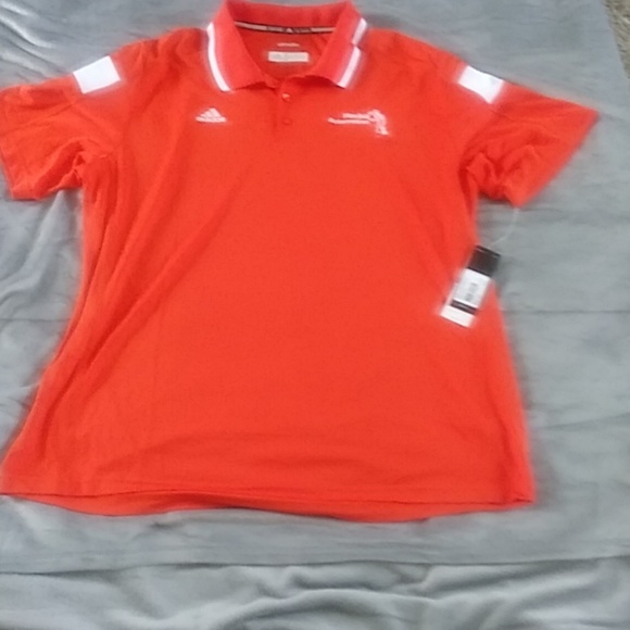 Adidas Other - NWT Adidas Orange Polo Shirt